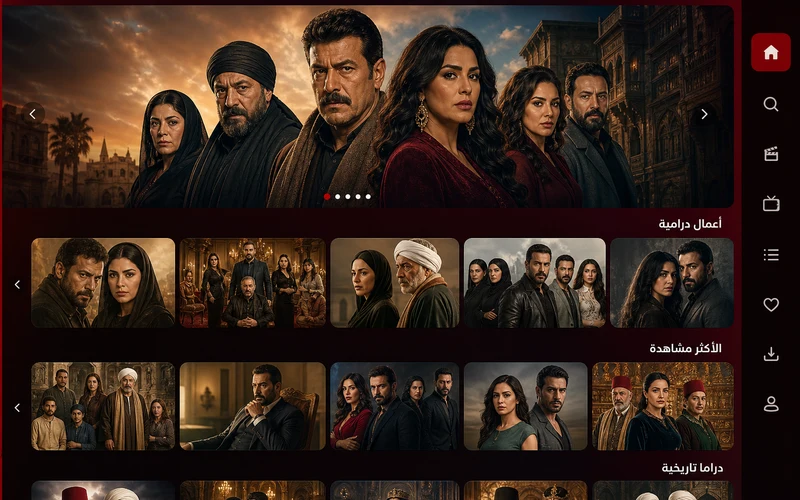 Shahid inspired video streaming app preview