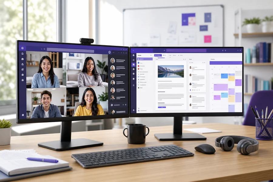 Microsoft Teams inspired virtual classroom software preview