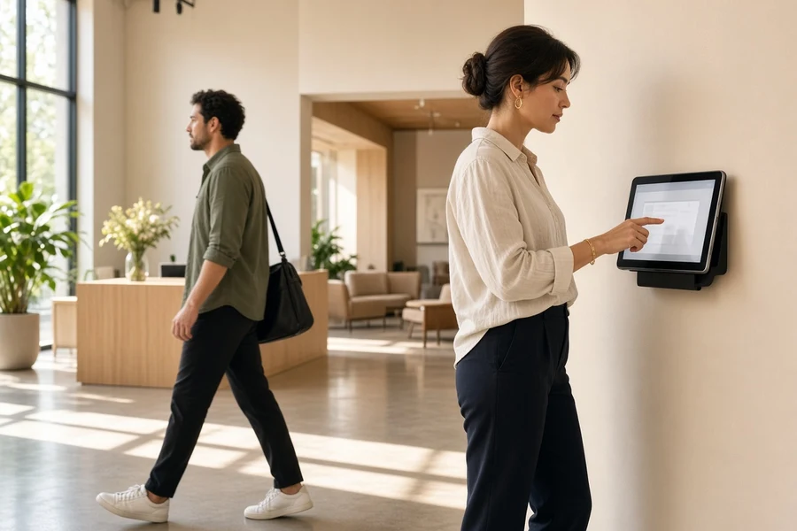 SwipedOn visitor management platform preview