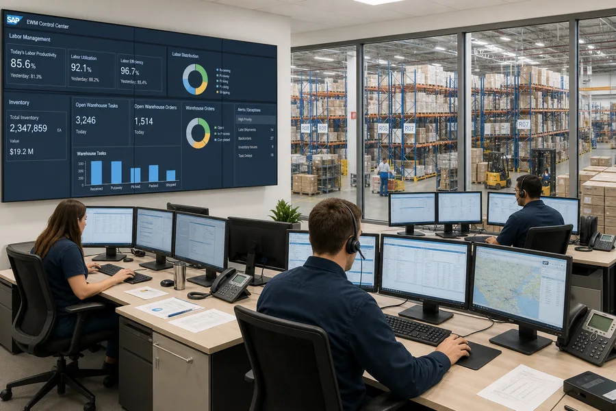 SAP EWM inspired warehouse app preview