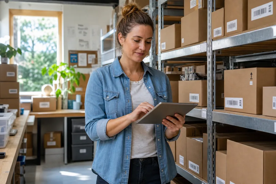 Zoho Inventory inspired warehouse app preview
