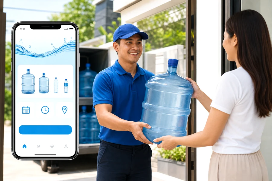 Bottled Water Delivery Platform