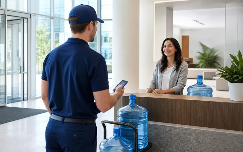 Culligan inspired water delivery app preview