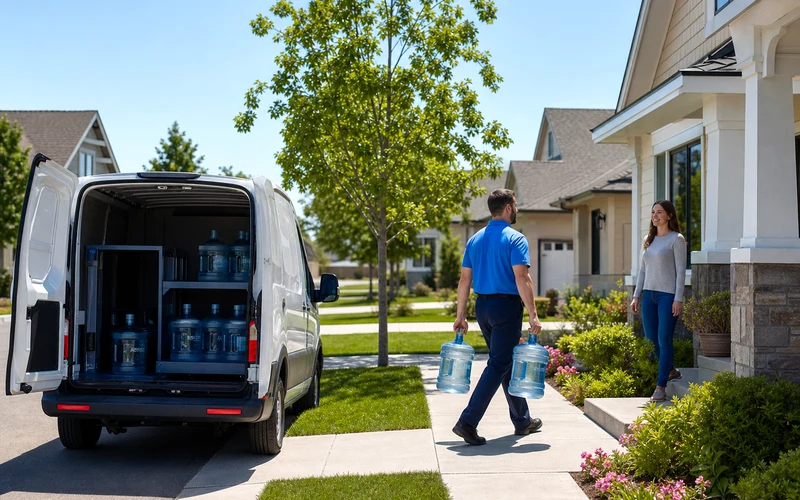 ReadyRefresh inspired water delivery app preview