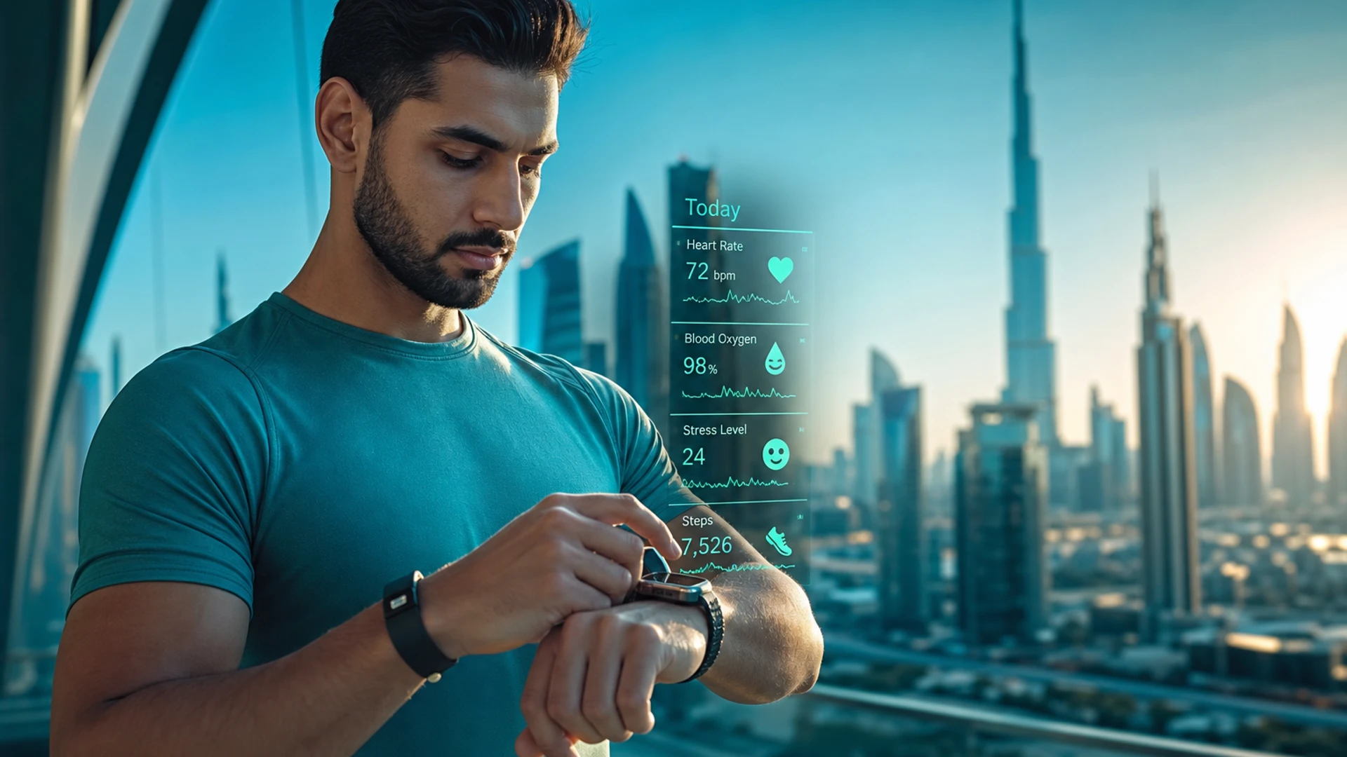 Wearable app development company in Dubai UAE building smartwatch fitness healthcare and IoT connected device solutions