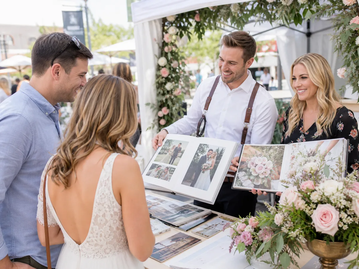 WeddingWire inspired wedding app preview