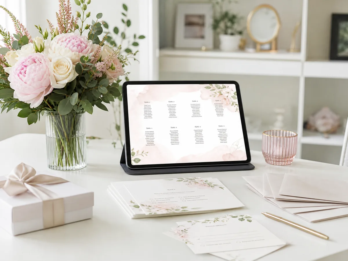 Zola inspired wedding app preview
