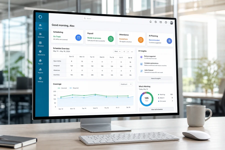 Ceridian Dayforce inspired workforce management software preview
