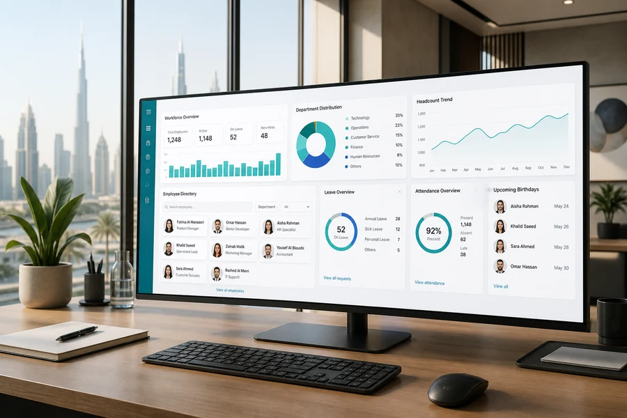 Custom workforce management software tailored to organizational structure HR policies and approval workflows