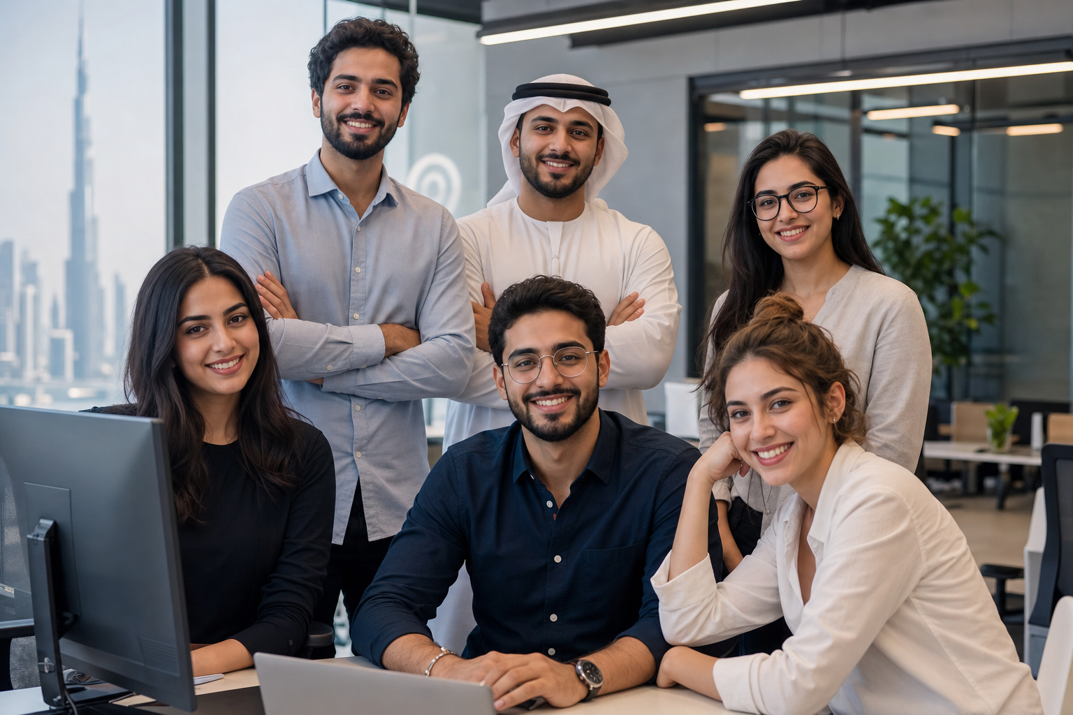 Diverse Dubai-based product and engineering team
