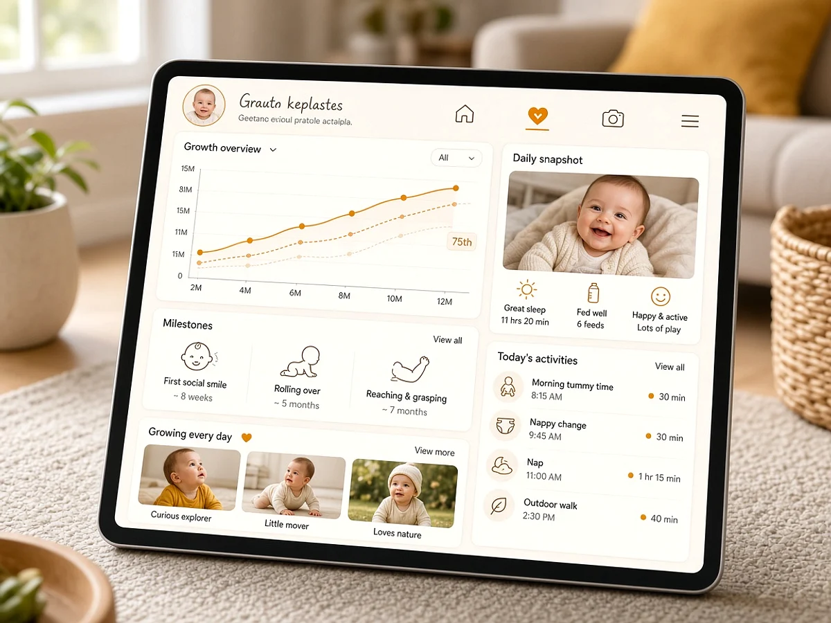Glow Baby inspired streaming app preview