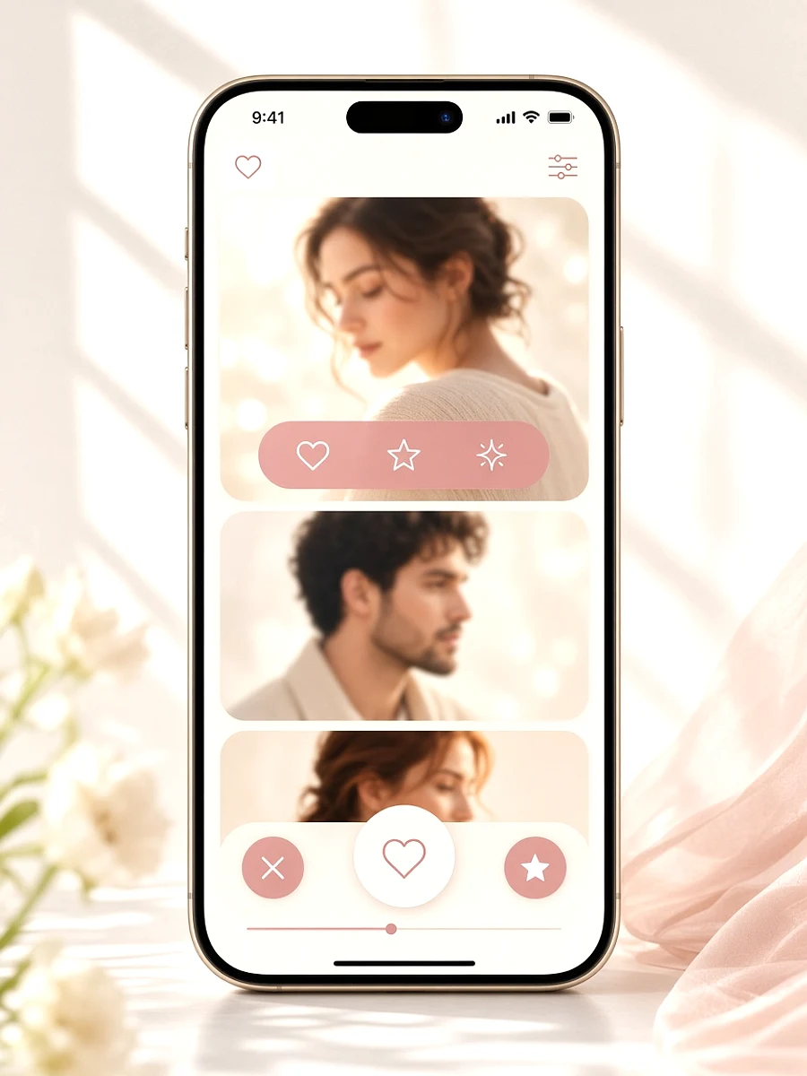 Match inspired dating app preview