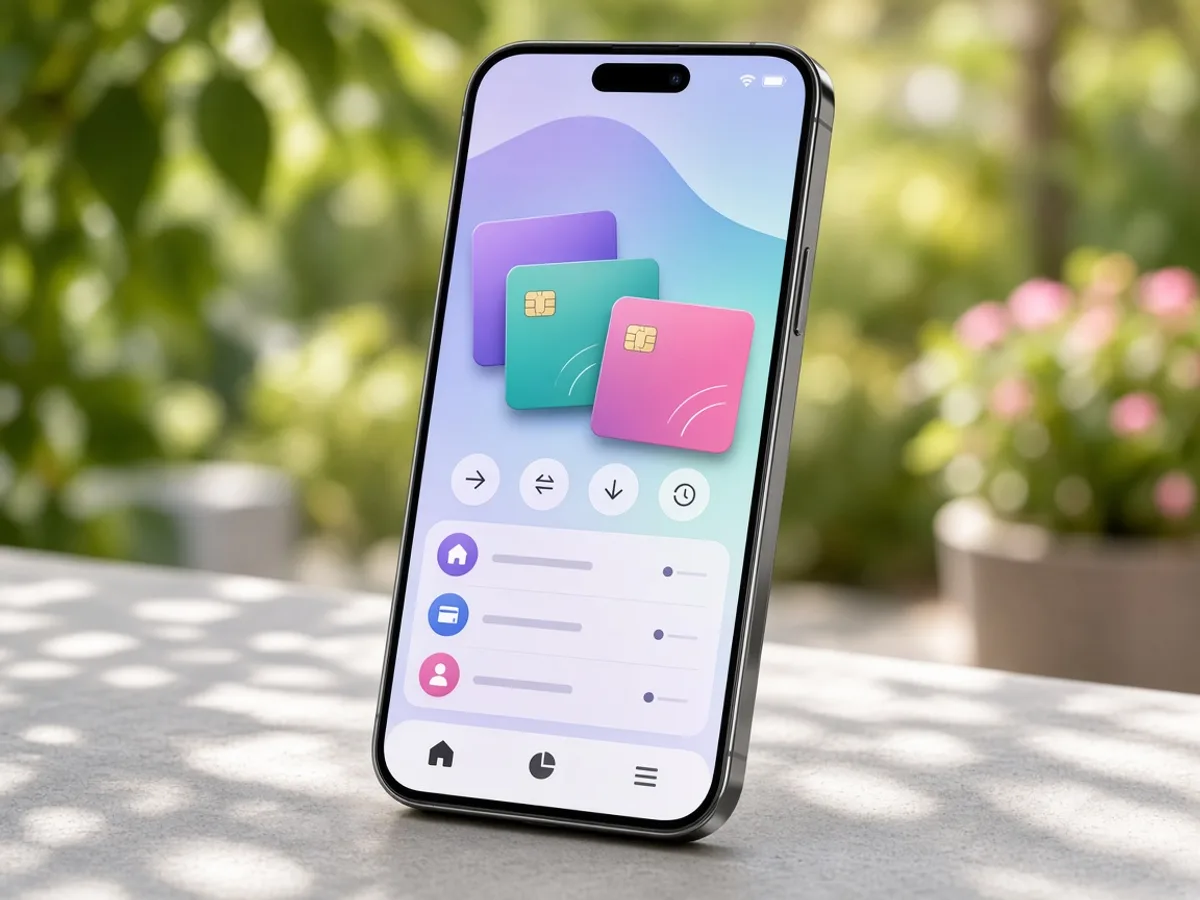 Revolut inspired fintech app preview