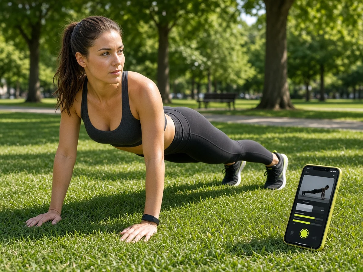 Freeletics inspired fitness app preview