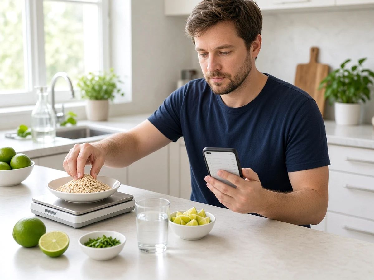 MyFitnessPal inspired fitness app preview