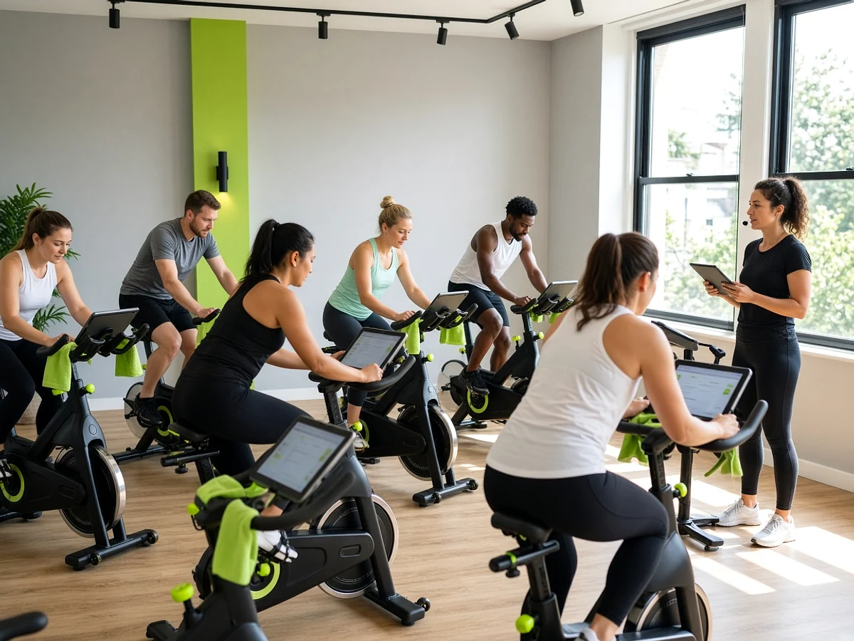 Peloton inspired fitness app preview