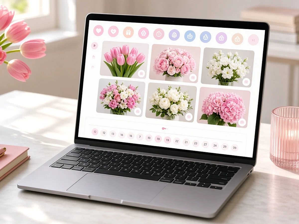 Arena Flowers inspired streaming app preview