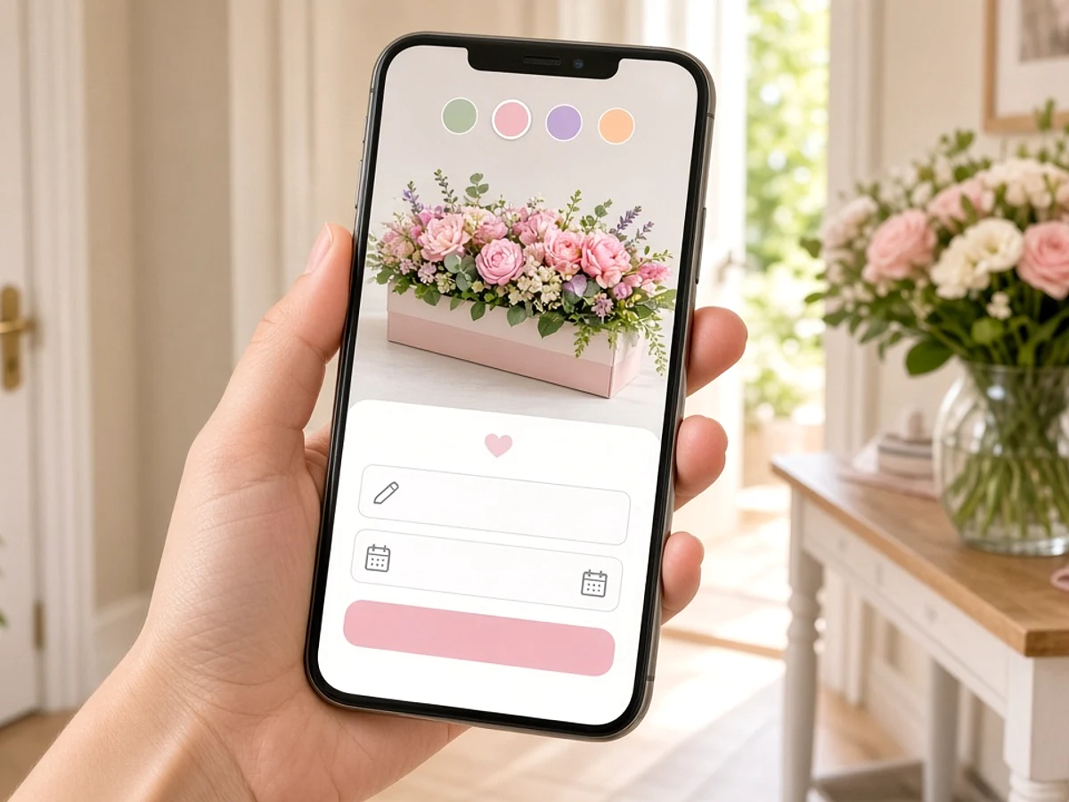 Bloom & Wild inspired streaming app preview