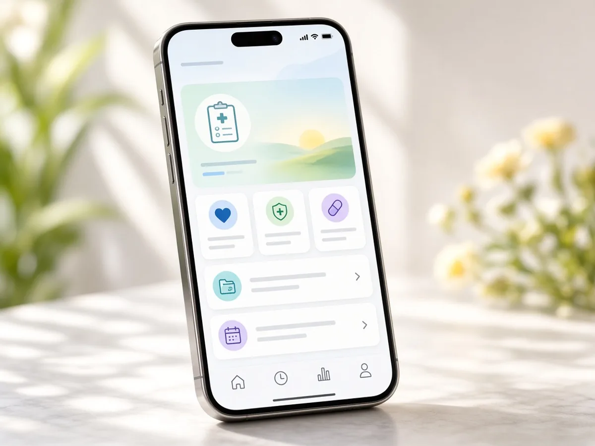MyChart inspired healthcare app preview