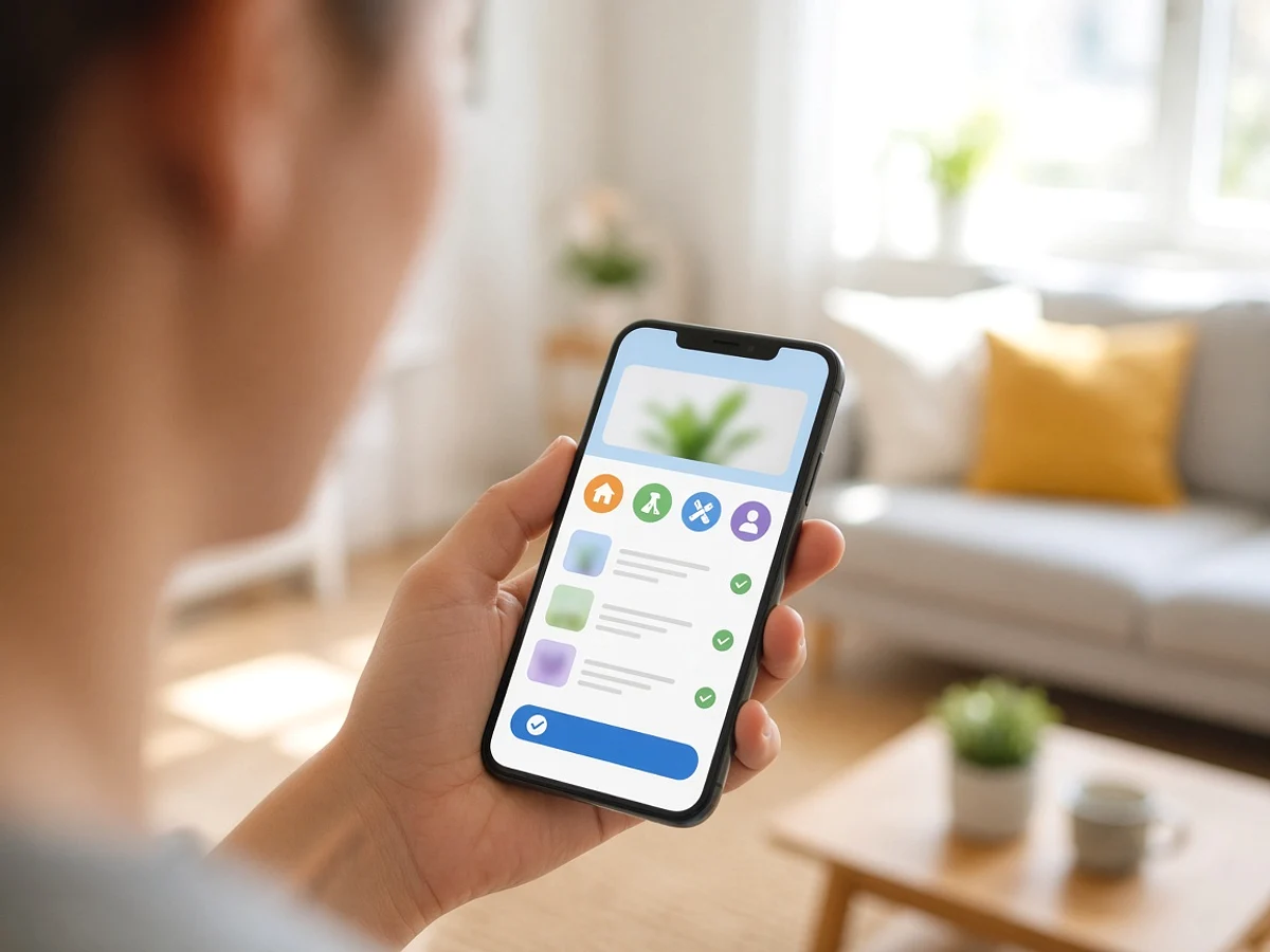 Handy inspired home service app preview