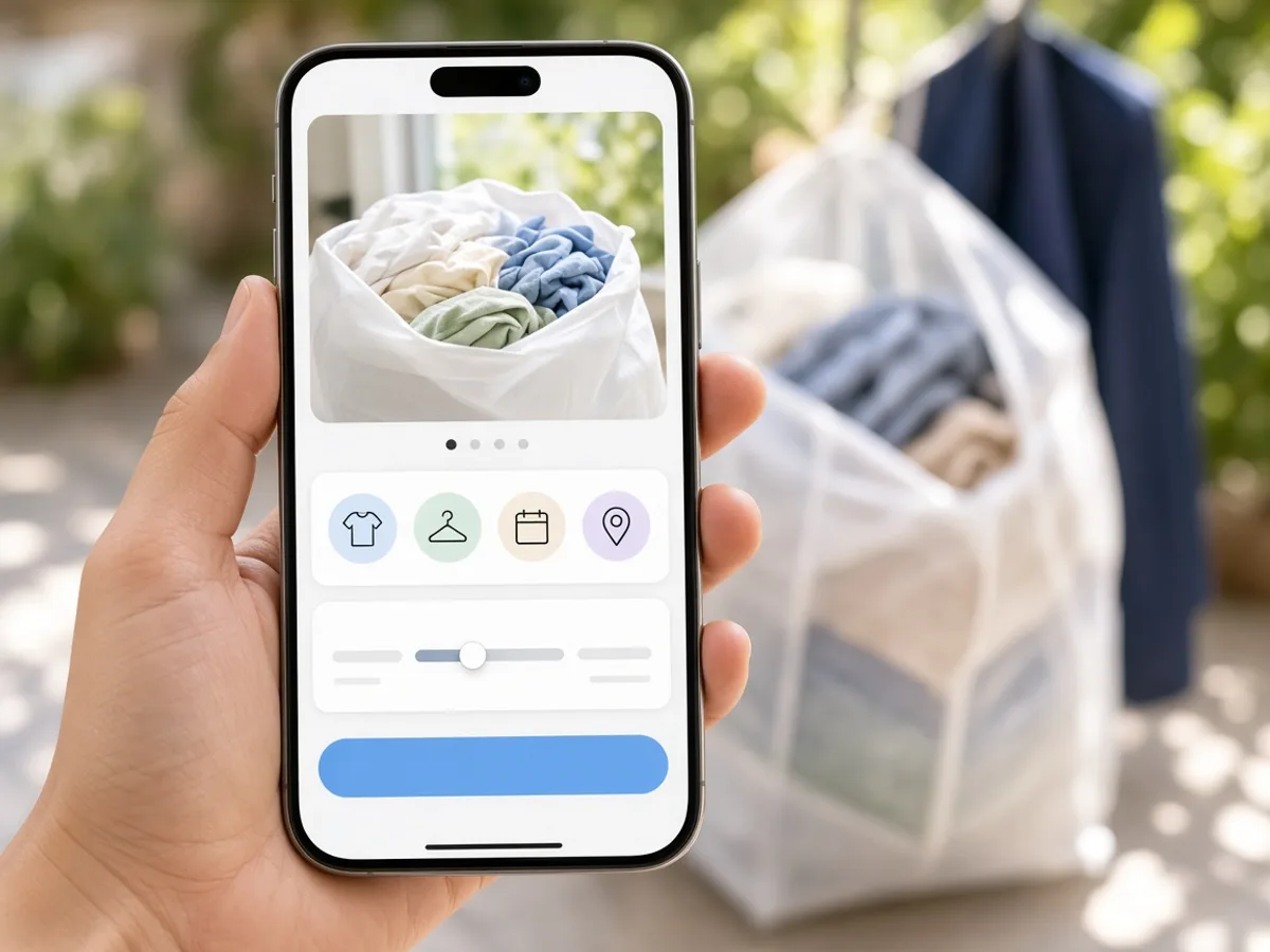 Rinse inspired laundry app preview