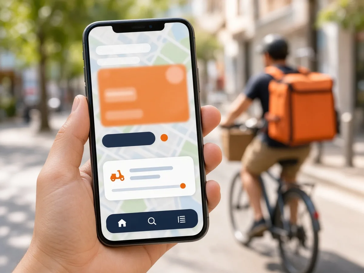 DoorDash inspired on demand app preview