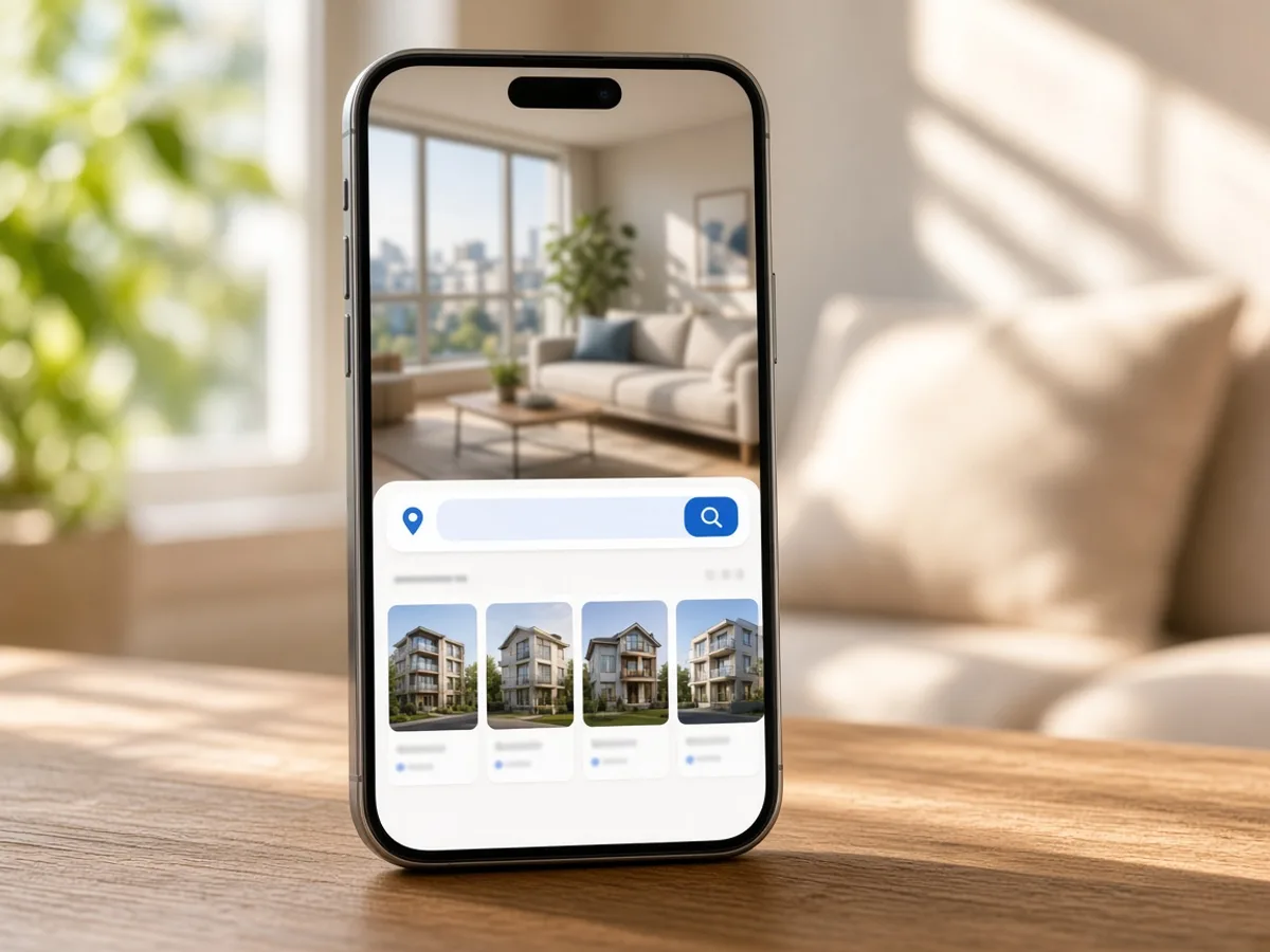 OpenRent inspired real-estate app preview