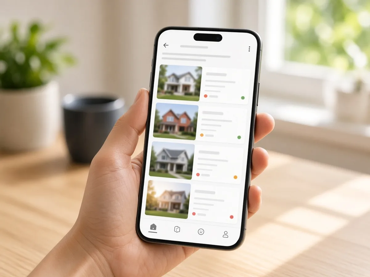 Rightmove Agent inspired real-estate app preview