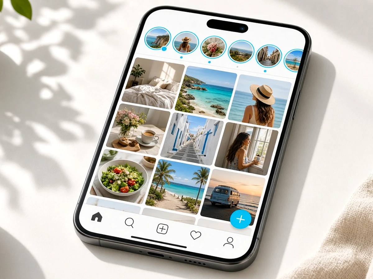 Instagram inspired streaming app preview