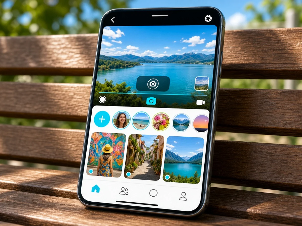 Snapchat inspired streaming app preview