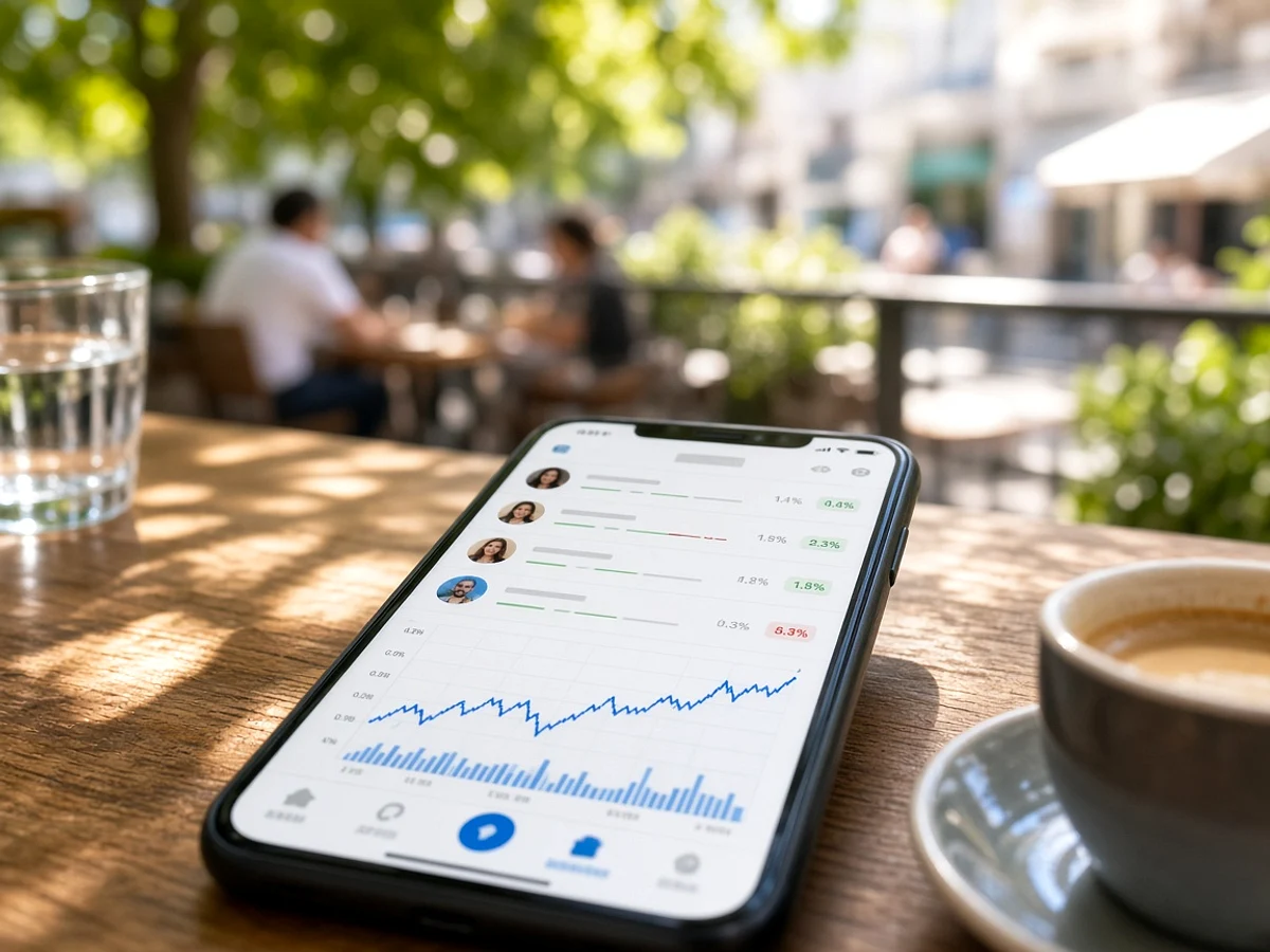 eToro inspired stock trading app preview