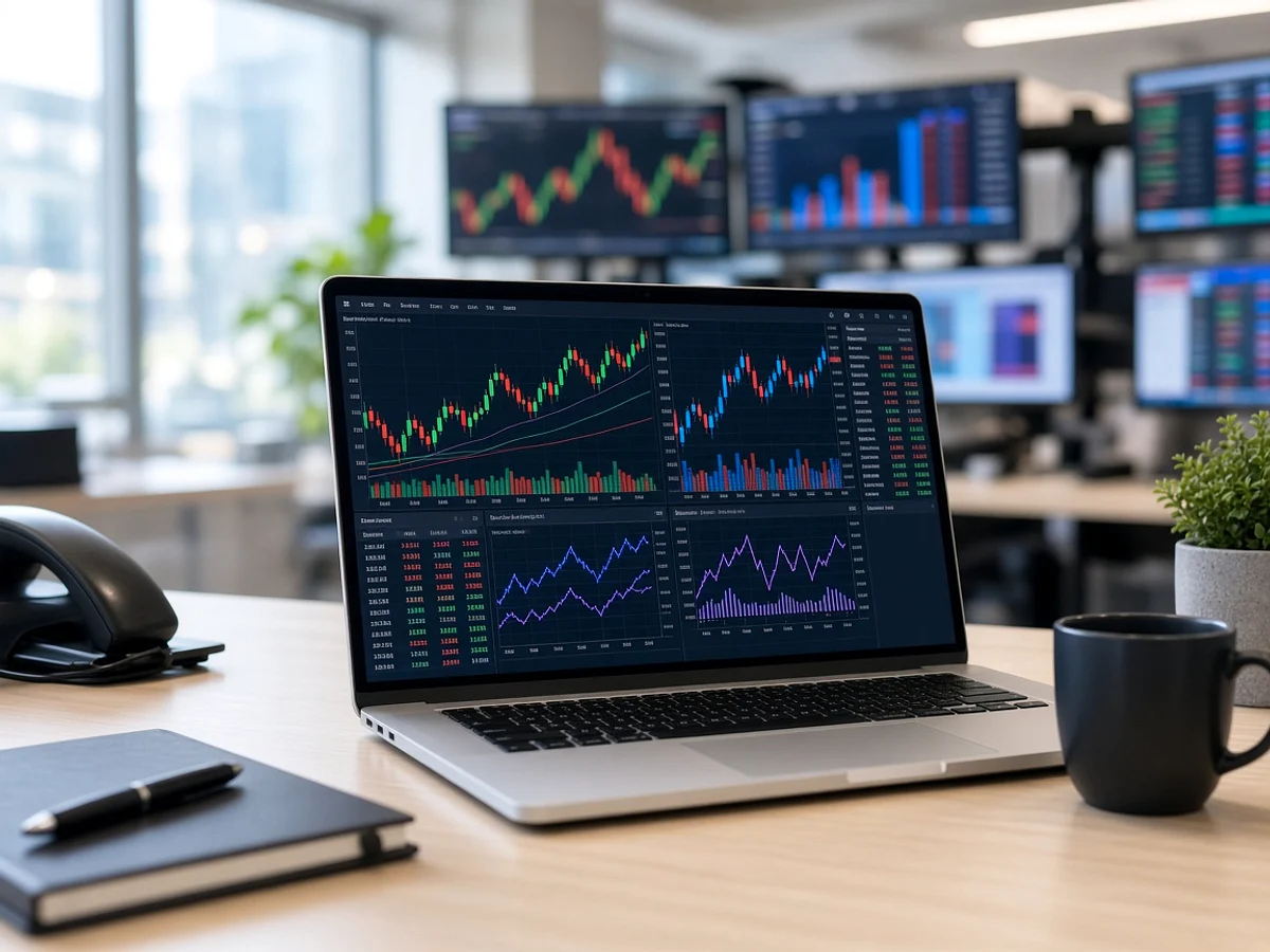 Interactive Brokers inspired stock trading app preview