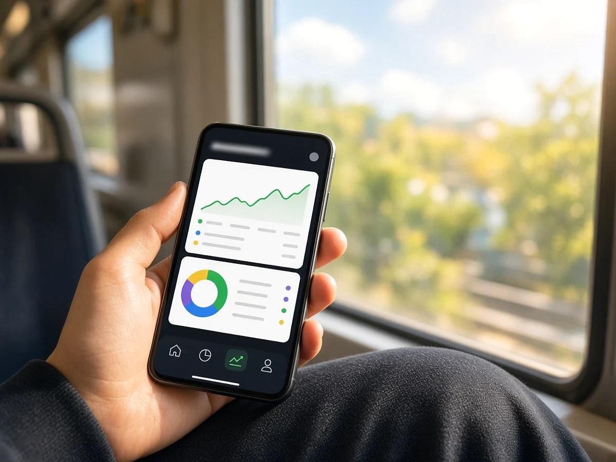 Revolut inspired stock trading app preview