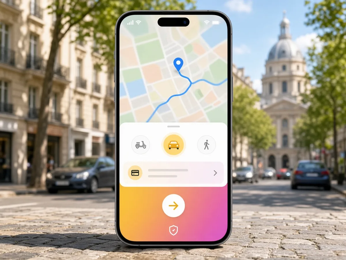 Bolt inspired taxi booking app preview