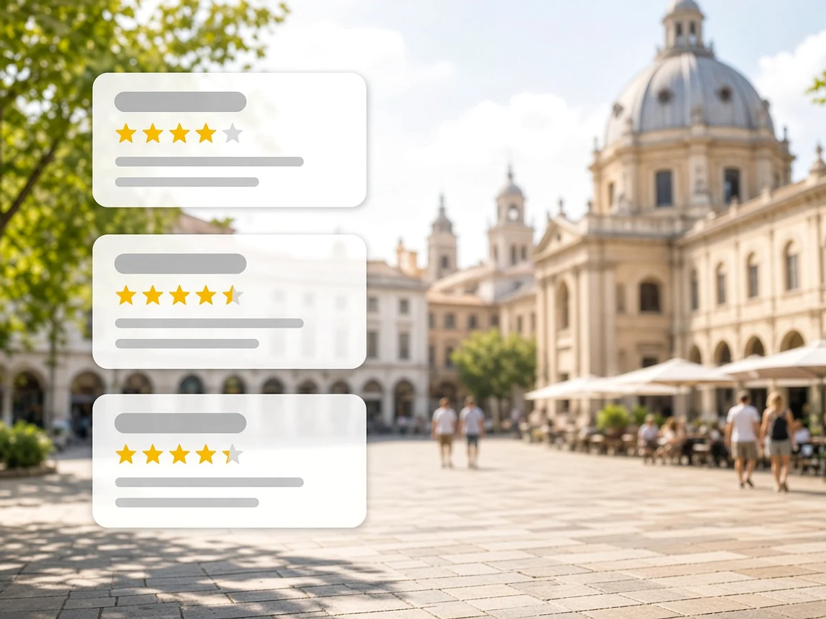 TripAdvisor inspired travel app preview