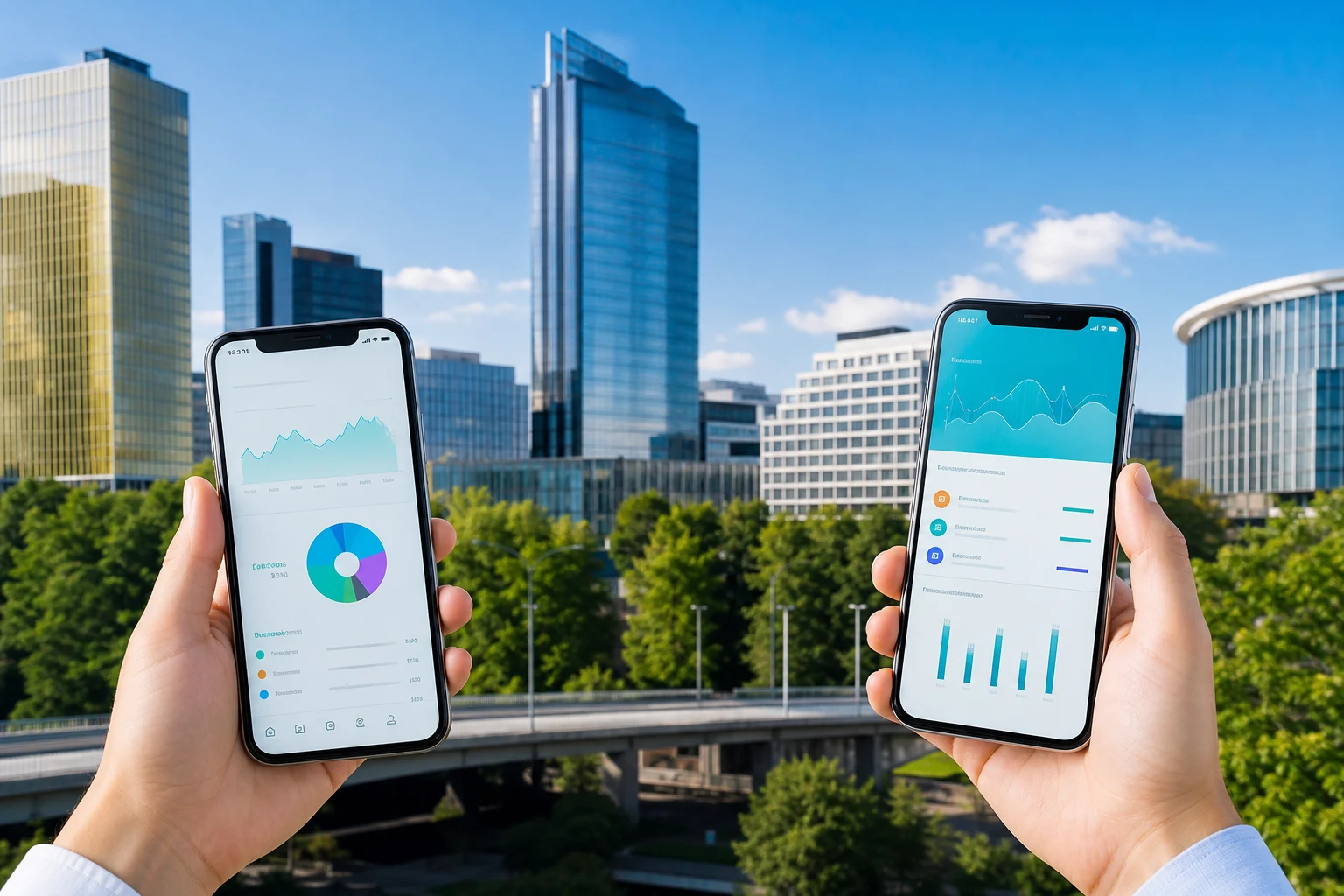Mobile app development consultation visual for Luxembourg businesses