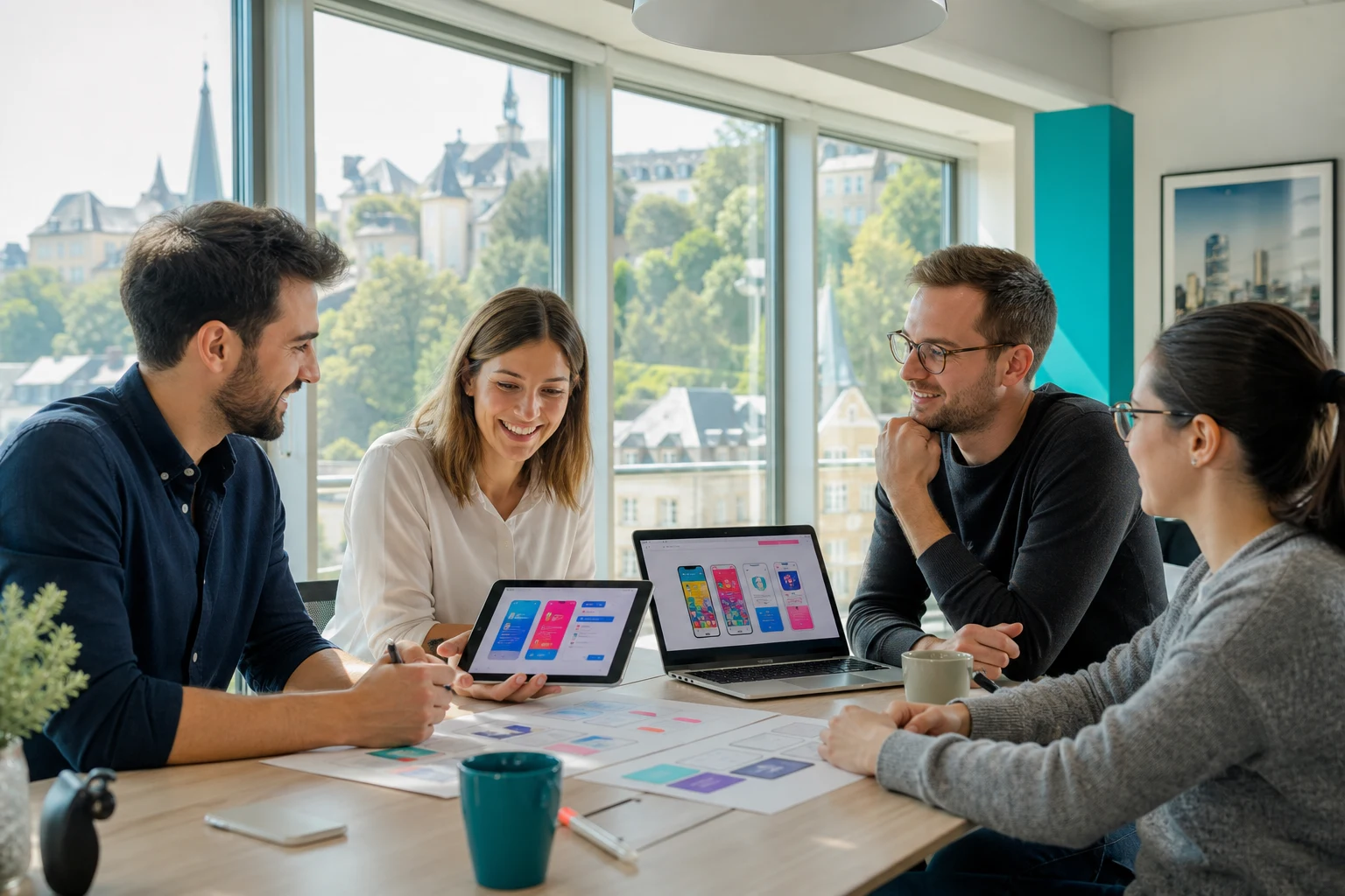 Mobile app consultation meeting with Luxembourg based development experts