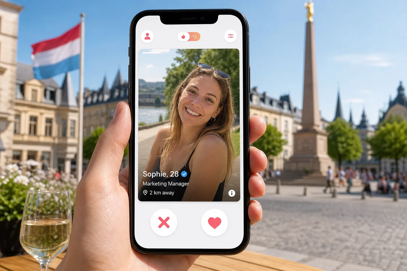 Tinder inspired dating app preview