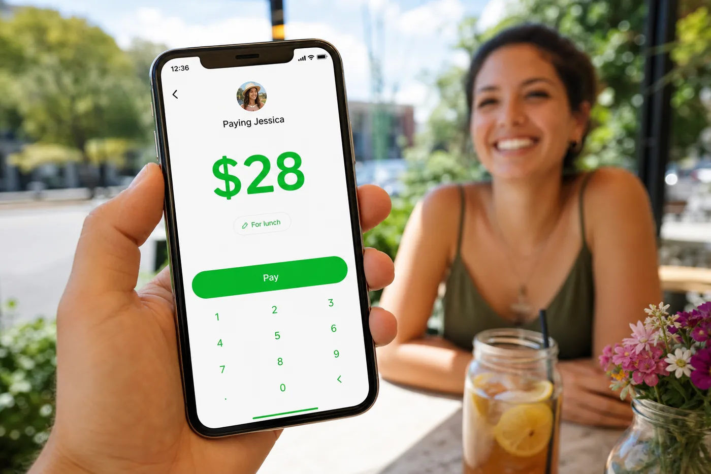 Cash App inspired e-wallet app preview