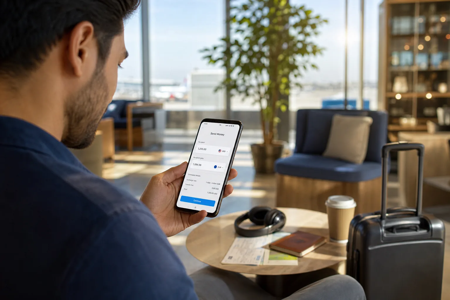 Wise inspired fintech app preview