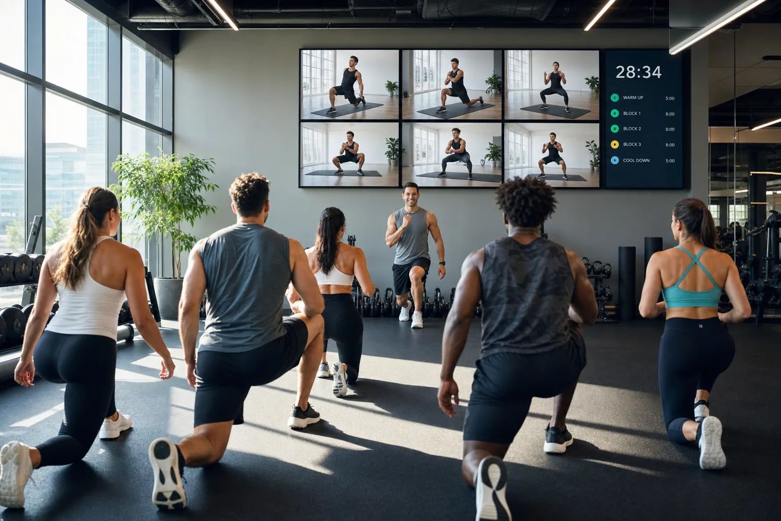 Nike Training Club inspired fitness app preview