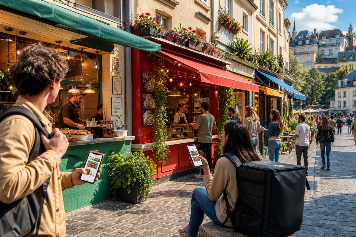 Multi restaurant food delivery marketplace app for Luxembourg businesses
