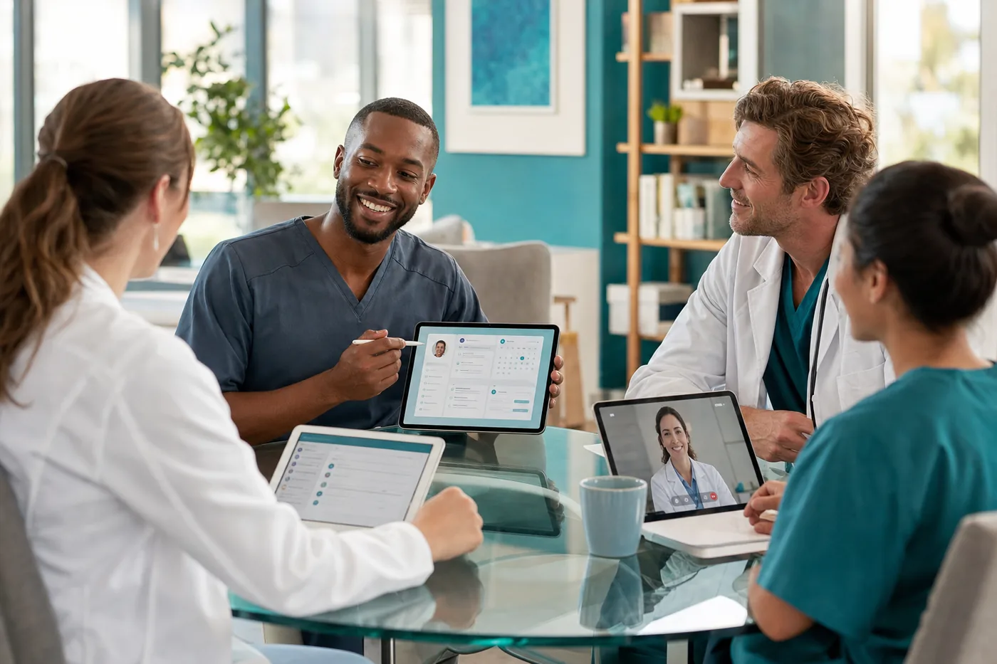 Healthcare software development specialists planning secure digital healthcare solutions for Luxembourg organizations
