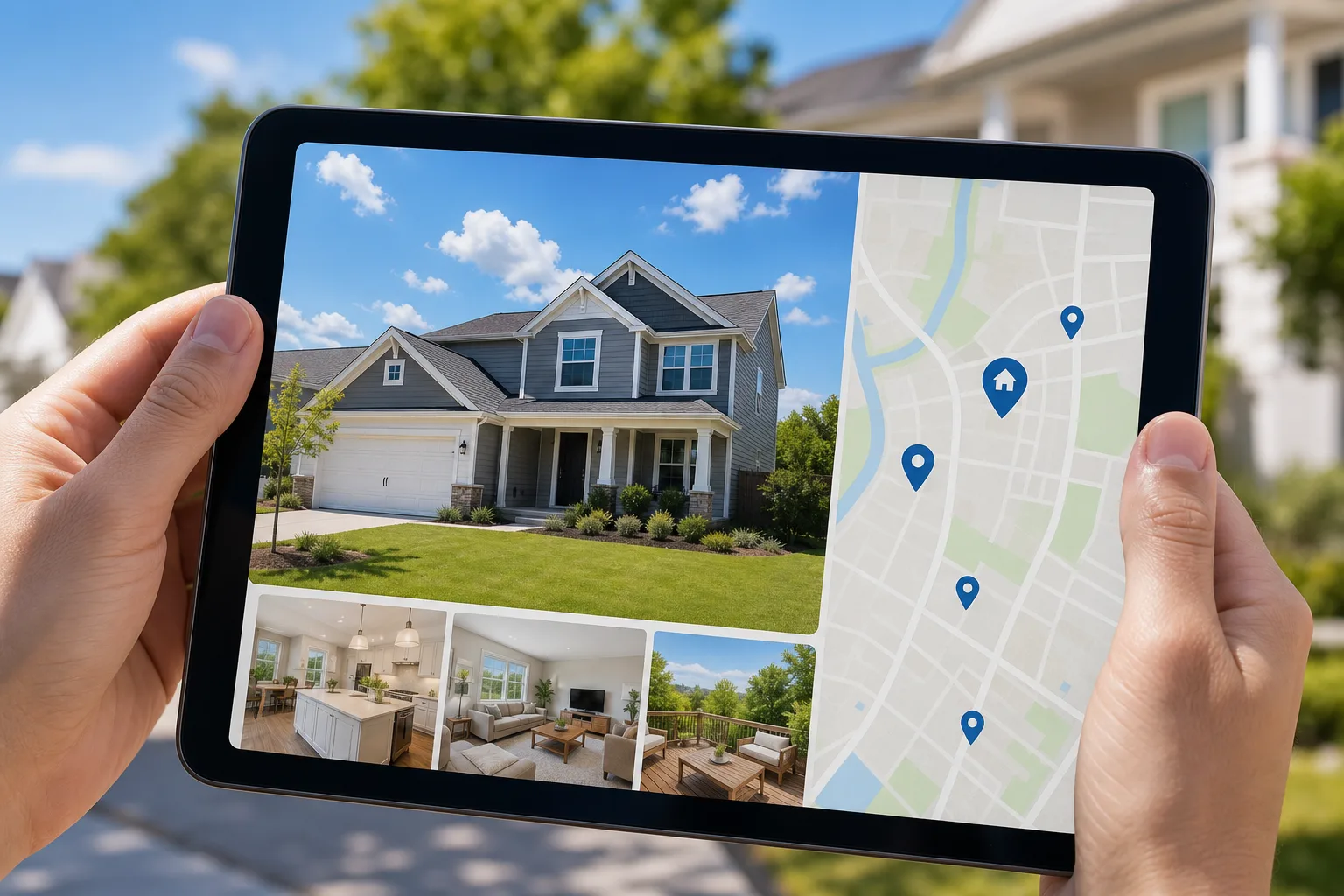 Zillow inspired real estate app preview