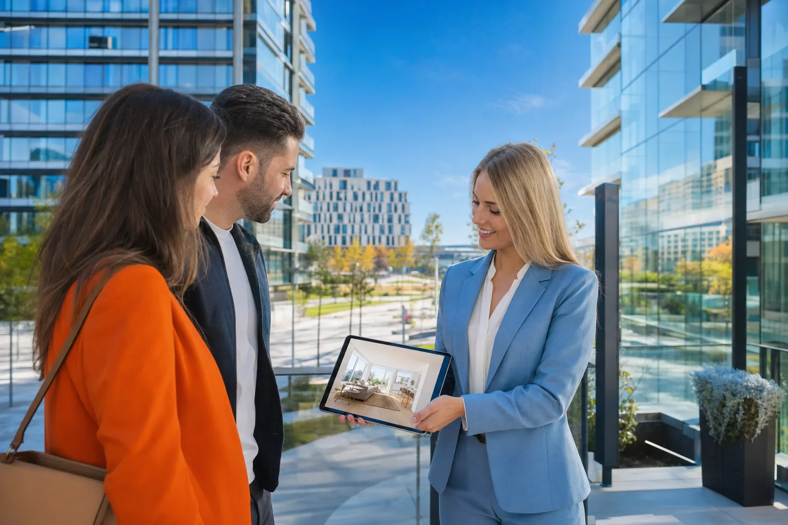Real estate application development team creating secure property technology solutions for Luxembourg businesses