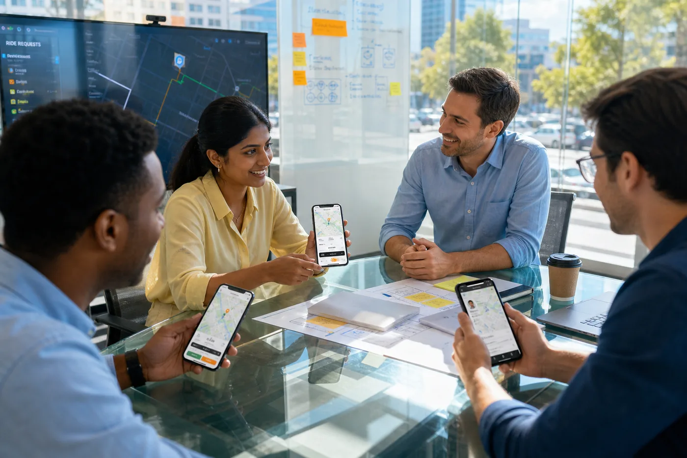Taxi booking software development specialists designing modern ride hailing platforms for Luxembourg businesses