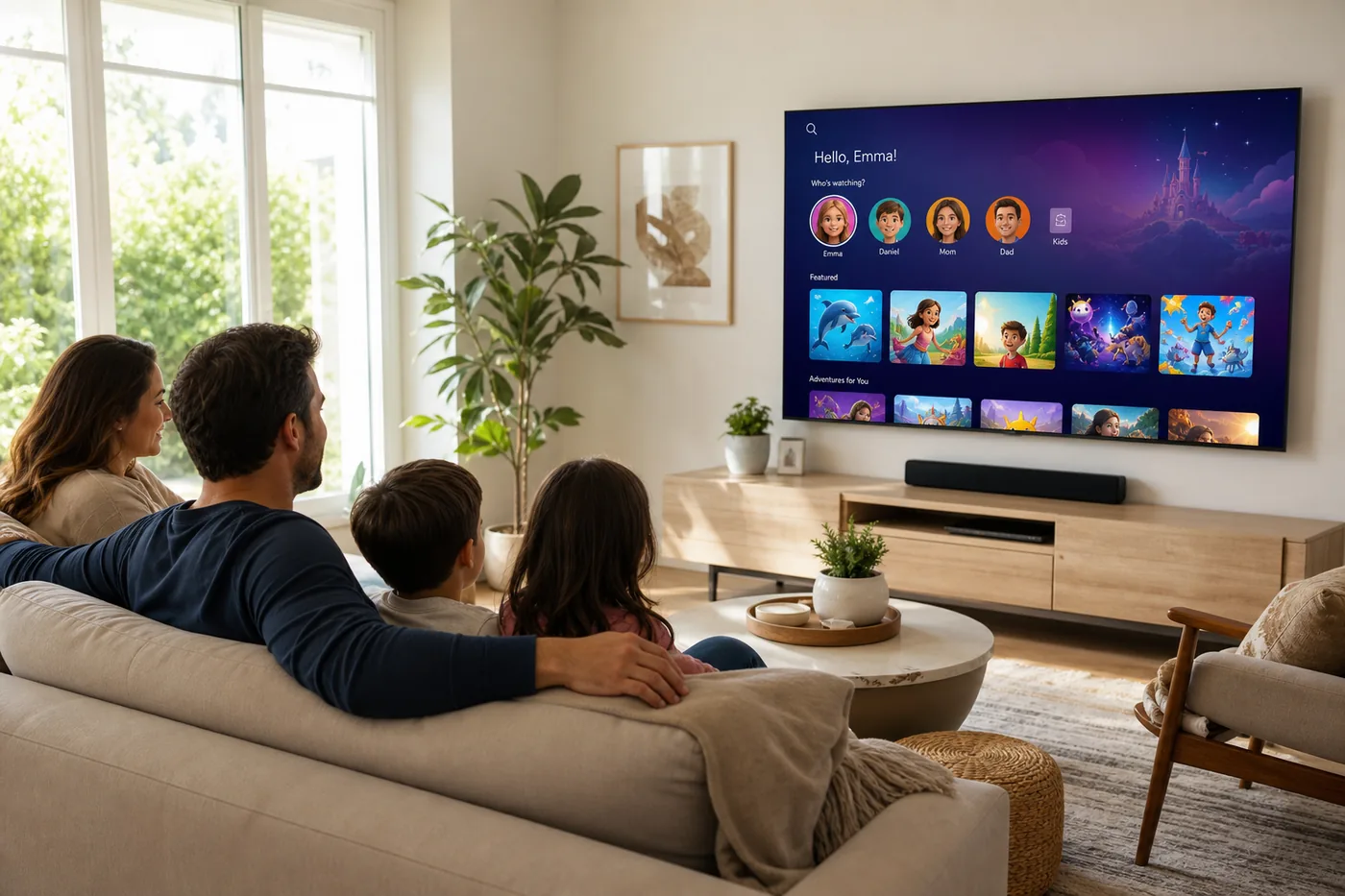 Disney Plus inspired video streaming app preview