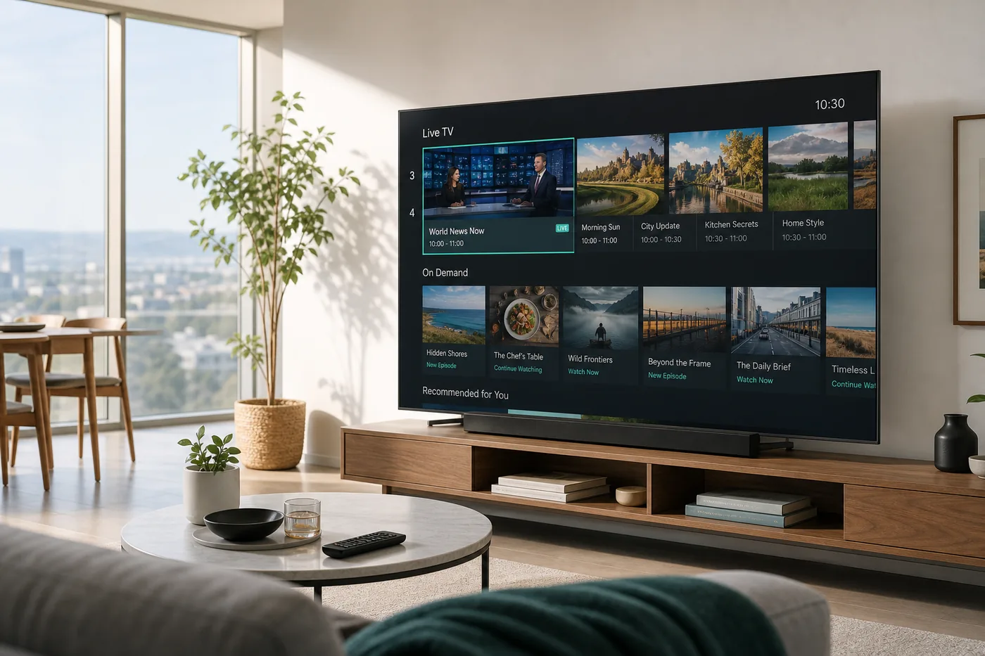 Hulu inspired video streaming app preview
