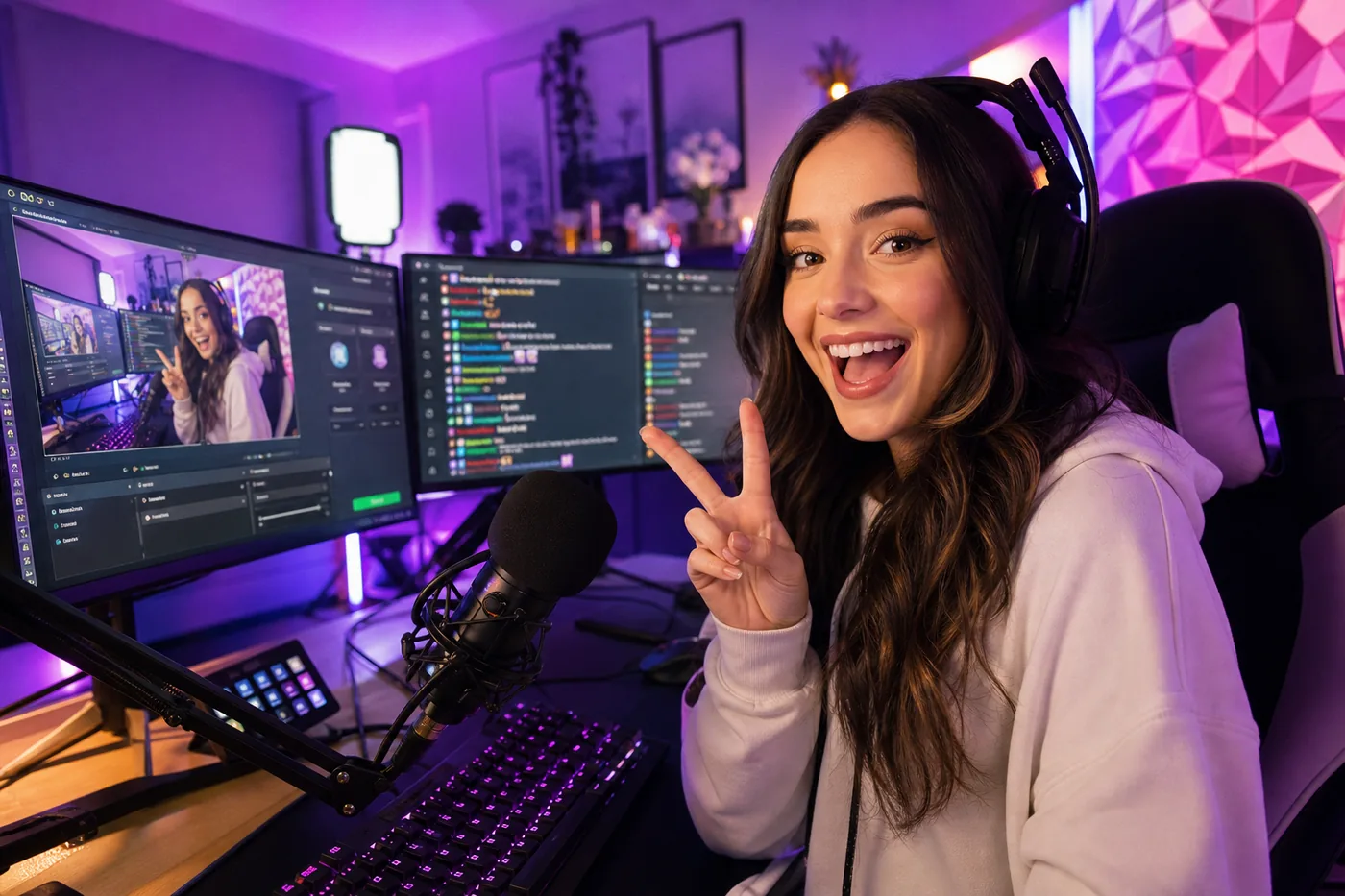 Twitch inspired video streaming app preview