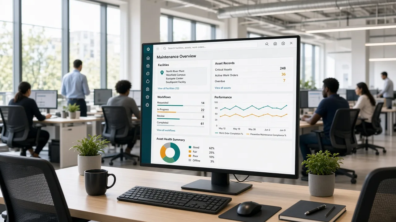 eMaint inspired CMMS software preview